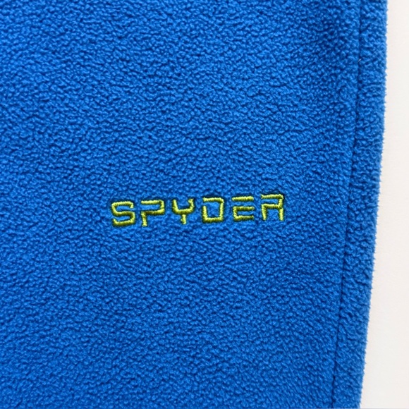 Spyder Kids Unisex Speed Fleece Cobalt Blue Pants - Size 7 - Picture 4 of 13